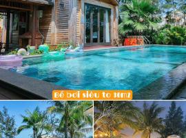 Nhà Gỗ Villa & Glamping View Sân Golf & View Sông Cổ Cò - Cách Biển 5 phút, hotel a Da Nang