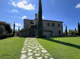 Villa Tiberini - Wine Relais、トッリータ・ディ・シエーナのホテル