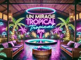 Duo exotique au Mirage Tropical en Bord de Loire , petit déjeuner et Bulles inclus