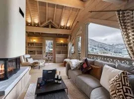 Chalet raffiné avec accès direct aux pistes et jacuzzi - FR-1-568-57