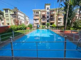 Amazing Pool View 2BHK Candolim Goa Apartment
