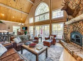 Secluded Log Cabin w/ Game Room & Forest Views