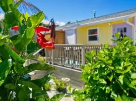 Steps to Beach Patio Fire Pit Tropical Oasis