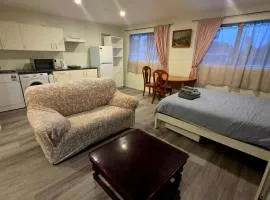 Quiet 40m Studio - Kitchen, Washer, AC, Work Desk