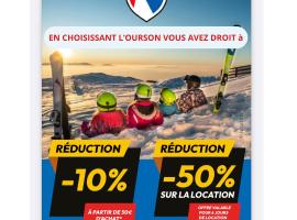 L'Ourson skis aux pieds, hotel en Valmeinier