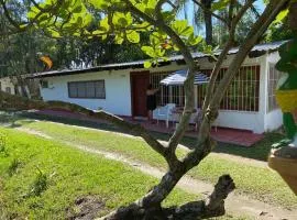 Rural cotage and sandy bay