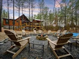 Massive Hochatown Lodge W Spa, Basketball & More