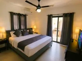2-bedroom apartment with 24h electricity and private parking