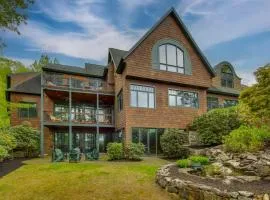 Dock and Theater Room Lakefront Alton Bay Retreat!