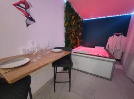 Un amour passionnel,love room,15 min du zoo,balnéo XL privatisée et disponible toute l'année ,piscine couverte et chauffée d'avril à fin septembre à partager avec d'autres logements et elle est privatisée de 20h à 22h, hotel v destinaci Meusnes