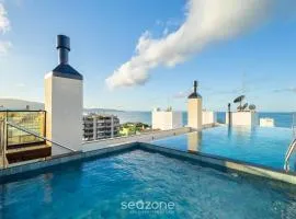 Aptos em prédio com piscina a 220m da Praia em Bombinhas - SFRs