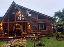 Magic Cabin in Jardín de Dota A real Costa Rican Farm experience with Breakfast included Trout fishing in the lagoon Fruit tasting & beautiful garden with farm animals
