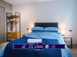 Two BDR Flat By Eason Stays Short Lets & Serviced Accommodation Wigan With Free Parking