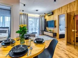 Apartament WoodLux z prywatną sauną