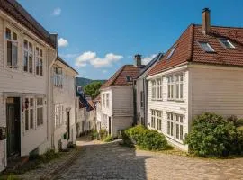 Modern and historic apartment 250m from Bryggen