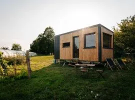 Tiny-House à 1h20 de Lyon - Salle de bain italienne - Lit Grand confort
