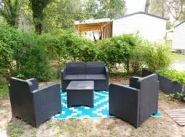 MH410 Belle vue sur la forêt, 3 chambres dont suite parentale et 2 sdb dans camping 4 étoiles