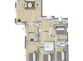 Smuk Hytte Med Havudsigt I Lyngmyr