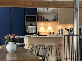 Chambre dans grange alsacienne rénovée