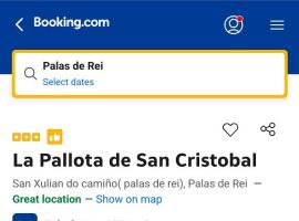 la pallota de san cristobal, готель у місті Палас-де-Рей