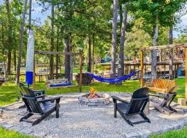 Lake Livingston Retreat with Firepit, Fishing, and Game Room