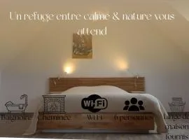 Le Minerai, maison de 6 couchages, avec jardin & parking, wifi - Larès