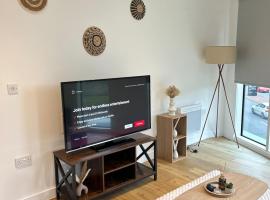 City Condo-Terrace-Gym-Games Room -Free Secure Parking- Manchester, acomoda&ccedil;&atilde;o em condom&iacute;nio em Manchester