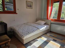 Cozy room with a bathroom