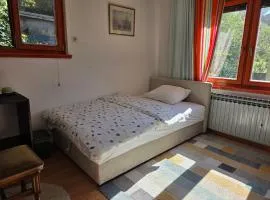 Cozy room with a bathroom