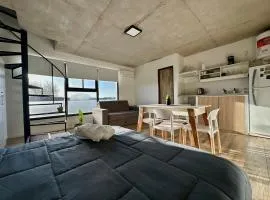 Monoambiente vista lateral en Pinamar