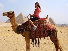 Pyramids old stone hotel