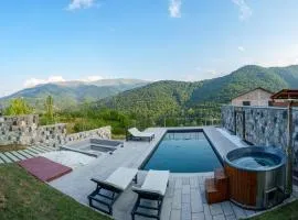 Heating pool villa with forest view, hot tube, cinema and PlayStation