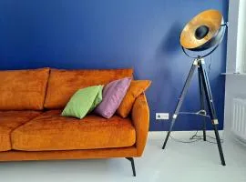 Colorful two-room apartment with parking