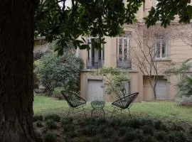 Two levels apartment with garden