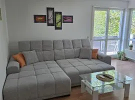 Geräumige Wohnung mit Balkon, Küche & Parkplatz nahe Bahnhof