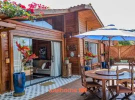 Chale em Santa Teresa com vista Lago e Lareira