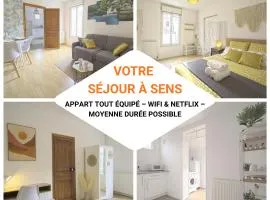 L'Eldorado - By BEST KEYS - Idéal Pros, Couple & Famille - 1 Chambre et 1 Canapé-Lit Convertible - Cosy & Confort - Centre Ville - Netflix & WiFi Fibre - Machine à Café Nespresso - Check-in Autonome - Parking Facile & Gratuit