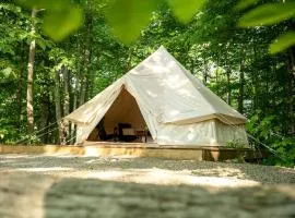 Tranquil Forest Oasis: Fabulous Bell Tent for Two near Tobermory, Canada