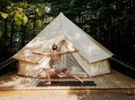 Off-Grid Bell Tent ner Bruce Peninsul in Tobermory, Ontrio, Perfect for Glmping Retret