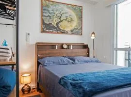 NOW Alto da Boa Vista - Studio Aconchegante Premium 201 - Estacionamento - Ar condicionado - Quarto Completo - Cozinha Completa e Escritório