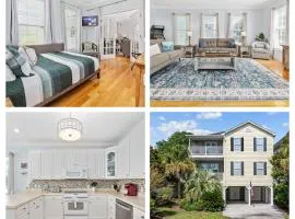 New Listing, 2min WALK to Beach, Single Family Home, Pet Friendly, Smart TV, Sleeps 10, Private Backyard, BBQ