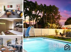Olympia LUX House 4BR, Heated POOL, BBQ, BAR – hotel w Miami