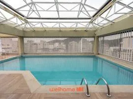 Apto em Guarujá a 3 min a pe da Praia Pitangueiras