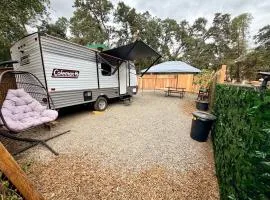 Cozy RV in Clearlake Private Gated Entry Free WiFi and Coffee Sleeps 4