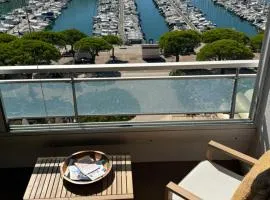 Carnon Plage, panorama Unique sur la Mer et le Port depuis la Terrasse