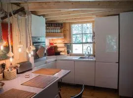 Design Cabin with Jacuzzi, Sauna & Nature