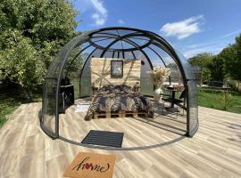 La Vie est Bulle, une nuit insolite sous les étoiles, au calme absolu, avec petit déjeuner, hotel sa Cappellebrouck