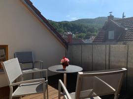 Haus mit Kunst, Neustadter Stadthaus, 5-6 Betten, 4 Bäder, 3 Terrasse und Balkone، فندق في نويشتات أن در فاينشتراسه