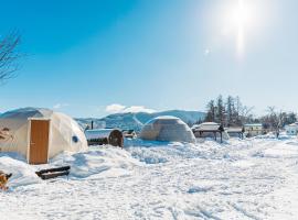 From P, glamping site in Hakuba