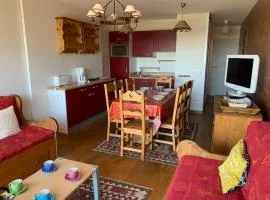 Paradiski pied des pistes plan peisey